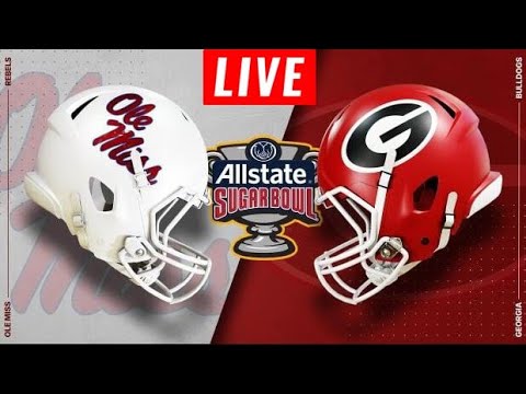 Georgia vs Ole Miss Live Stream | 2025 Sugar Bowl NCAAF Playoffs Full Game