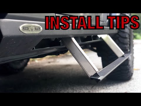 Installation Guide of the Rock Slide Engineering Wrangler JL Step Sliders