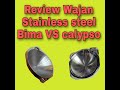 Review wajan stainless steel  wajan BIMA VS wajan CALYPSO