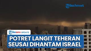 Penampakan Langit Iran Gelap Gulita, Hujan Minyak Picu Kekhawatiran seusai Kilang Diserang AS-Israel