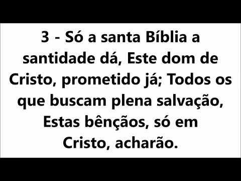 259 Creio Eu na Bíblia Harpa Cristã com legenda