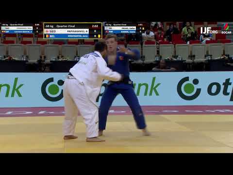 Judo Grand-Slam Abu Dhabi 2018. [-60KG PAPINASHVILI Amiran (GEO) vs. VERSTRAETEN Jorre (BEL)