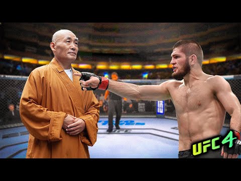 Khabib Nurmagomedov vs. Monk Yanbin | Shaolin (EA sports UFC 4)