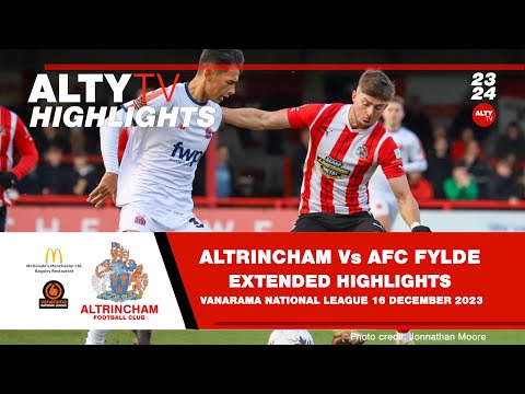 ALTRINCHAM Vs KIDDERMINSTER HARRIERS, Official Extended Match Highlights