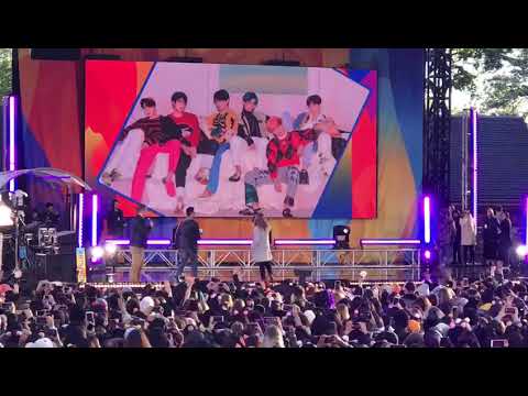 190515 BOY WITH LUV SOUNDCHECK - BTS 방탄소년단 GMA SUMMER CONCERT SERIES LIVE - FANCAM