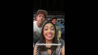 IG STORIES- Rehearsals for StarMagic 25 Anniversary (5-20-2017)
