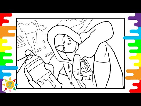 Spiderman Homecoming Coloring Pages | Disfigure - Blank [NCS Release]No Copyright Sounds