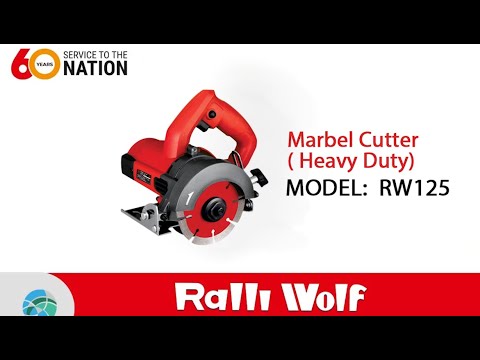 Ralli wolf rw125 marble cutter, 1300 w, 5 inch