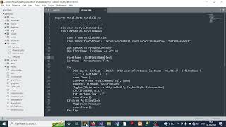 VB.NET MYSQL INSERT #1 :How to save data into the MySQL database