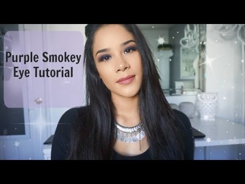Purple Smokey Eye Tutorial | Fall Makeup