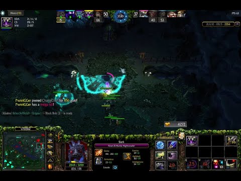 Dota 1   Jugando Slark con Aghanim   DOBLE SALTO! Nice Game! 7 03b2 2021