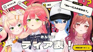 【みんなでティア表】【やってみる！？】