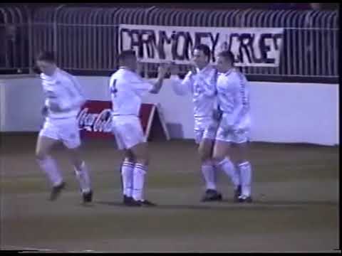 Crusaders 1 Portadown 6 (Peebles, Haylock 3, Ferguson, Kennedy) - FC 20/02/96 - Credit UTV