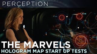 Marvel Studios' The Marvels: Hologram Map Start Up Tests