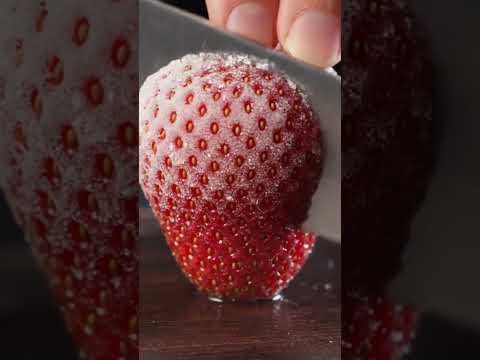 #asme#strawberry #satisfying #fyp comment what fruit should i cut next!