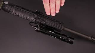 Video: Olight Odin GL P Picatinny 1500 Lumen Vapenlampa Svart