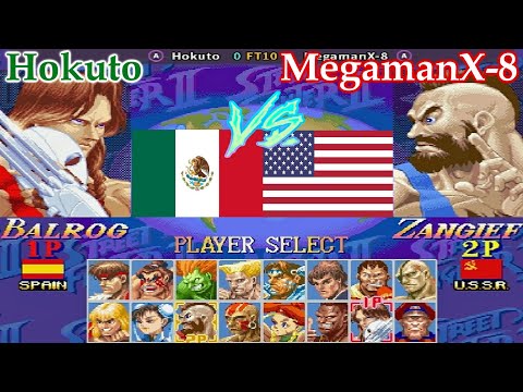 Super Street Fighter II X: Grand Master Challenge - Hokuto vs MegamanX-8 FT10