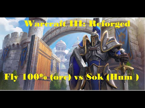 Warcraft III: Reforged : Fly 100% (orc) vs Sok (Hum )