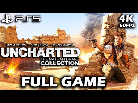 UNCHARTED 3: DRAKE'S DECEPTION REMASTERED Full Gameplay Walkthrough (PS5 4K 60FPS) - No commentary
