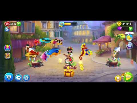 6991 6992 6993 6994 6995 Unlocking New Level #fishdom #playrix #Pretty Aqua ♒ Fishdom 🐠🐟