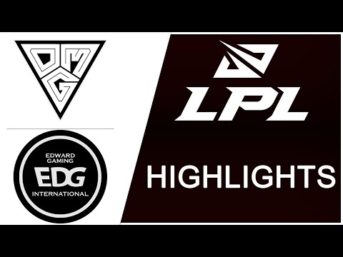 [Highlights] OMG vs EDG @Game2 | Oh My God vs EDward Gaming | LPL Spring 2021 (9 Jan 2021)