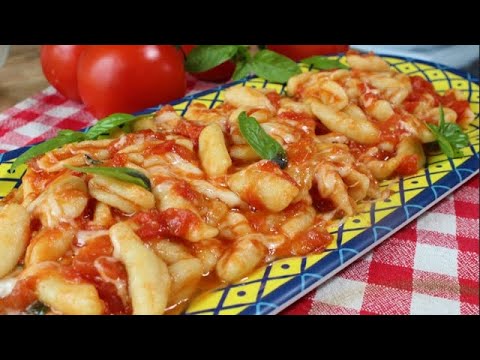 GNOCCHETTI di SEMOLA alla SORRENTINA gnocchi alla Sorrentina e pomodoro fresco pasta alla sorrentina