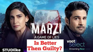 MARZI is Better Then Guilty ? | MARZI Web Series Hindi Review | Rajeev Khandelwal | Aahana |STUDlike
