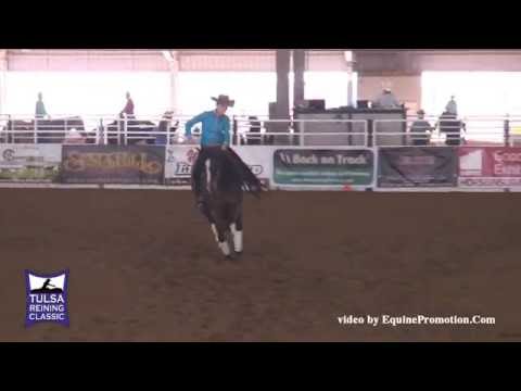 Playgun Chic Olena ridden by Molly Mitchell  - 2016 Tulsa Reining Classic (Saturday Youth)