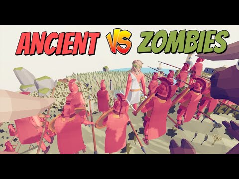 TABS - ANCIENT VS ZOMBIES: ALL FACTION ZOMBIE INVASION
