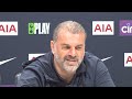 FULL PRE-MATCH PRESS CONFERENCE (Including Embargoed Section) Ange Postecoglou Liverpool v Tottenham