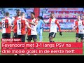 Zo klonk Feyenoord-PSV (3-1) op Radio Rijnmond