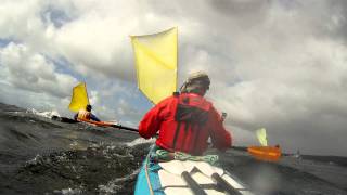 preview picture of video 'Sea Kayak Sailing GoPro'