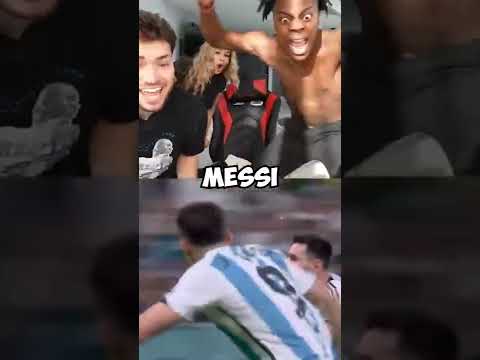 IShowSpeed Reacts to Messi's Goal Vs Mexico! 😂