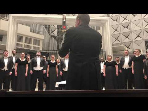 Westminster Choir performing “Let my love be heard” by Jake Runestad