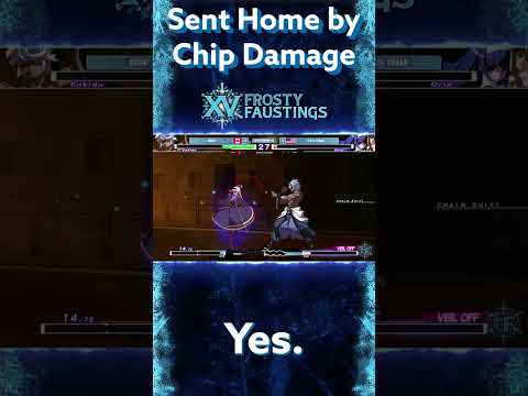 Sent Home By Chip Damage | UNICLR Frosty Faustings XV #shorts