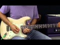 Journey - Natural Thing - Guitar Solo Lesson - Blues Rock Guitar Soloing