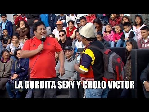 The Sexy Chubby Girl and Cholo Victor - Comicos Ambulantes 2019