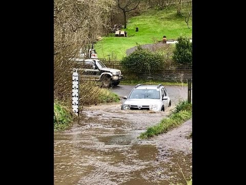 Green Lane Driving With Dacia Duster -  Dorset 2017 Including Deep Water Ford