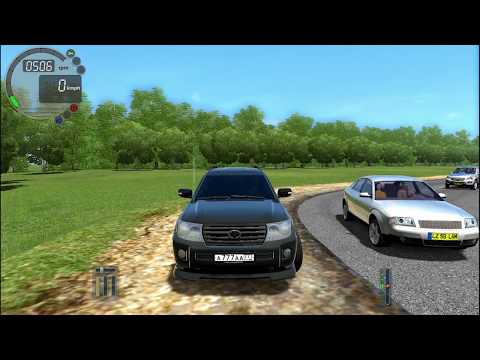 City  Car Driving simulator toyota land cruiser V8