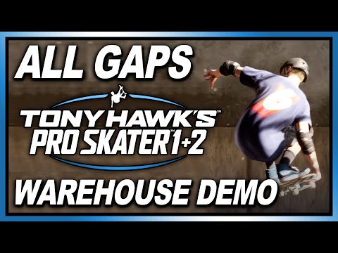 All Gaps | Warehouse | 100% 🛹 Tony Hawk's Pro Skater 1+2 Demo
