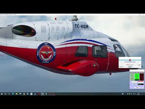 Cowan Sim. BELL 222B TC-HGM  LTFJ Landing..