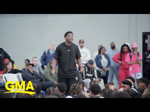 Former basketball player uses his story to help others talk about mental health | GMA