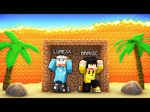 LAVA TSUNAMI vs NOOB BUNKER In Minecraft!