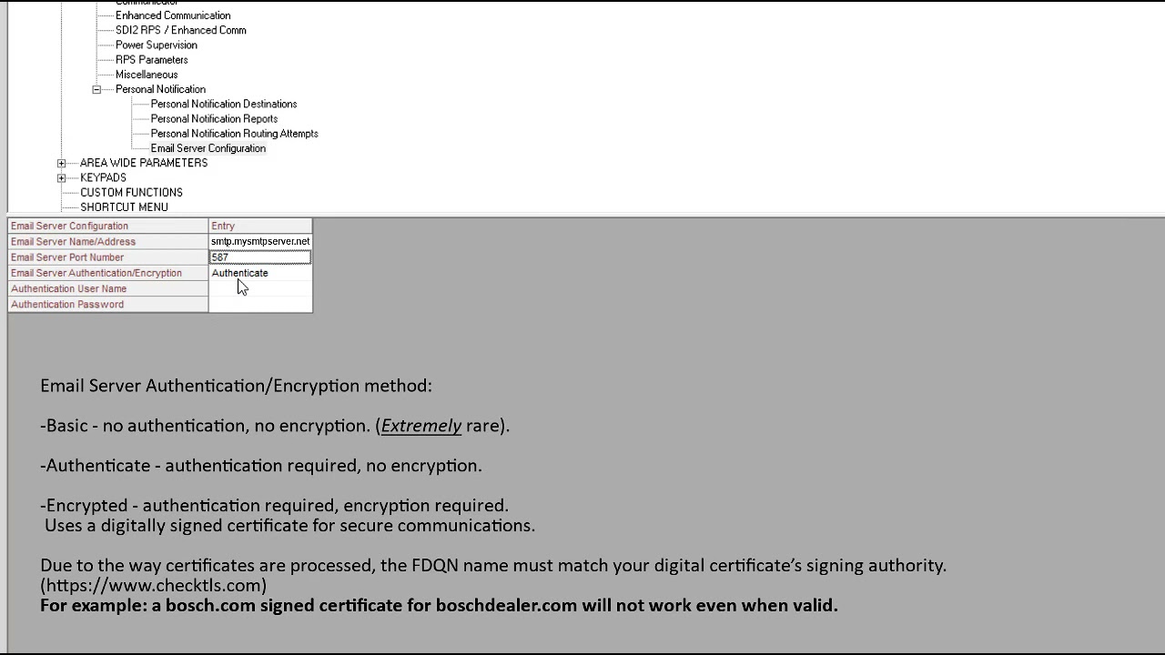 RPS: Configure Settings for Personal Notifications