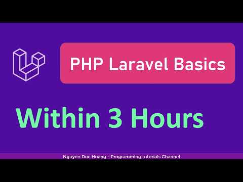 Complete PHP Laravel Tutorial 2022 | PHP Laravel 9 for beginners