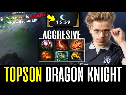 TOPSON - Aggressive DK Build Looks Like - 15 mins GODLIKE DOTA 2