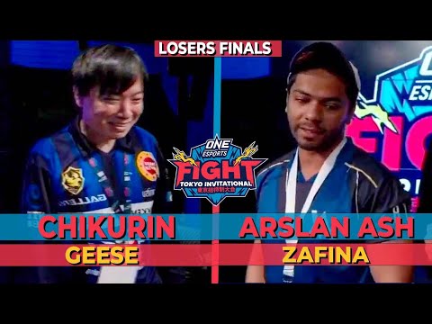 ARSLAN ASH (Zafina) VS CHIKURIN (Geese) Losers Finals - ONE Esports FIGHT | Tekken 7