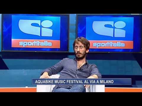 Nicolò Cavalchini ospite di Sportitalia per Aquabike Music Festival