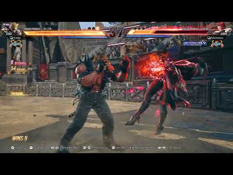 Tekken 8 normalizing king's hardest combo