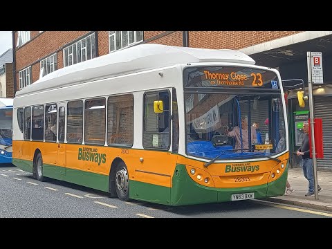 *REPAINT* Stagecoach NE Scania K27OUB Enviro300CNG 28003 | Route 23: Thorney Close - Dene Estate